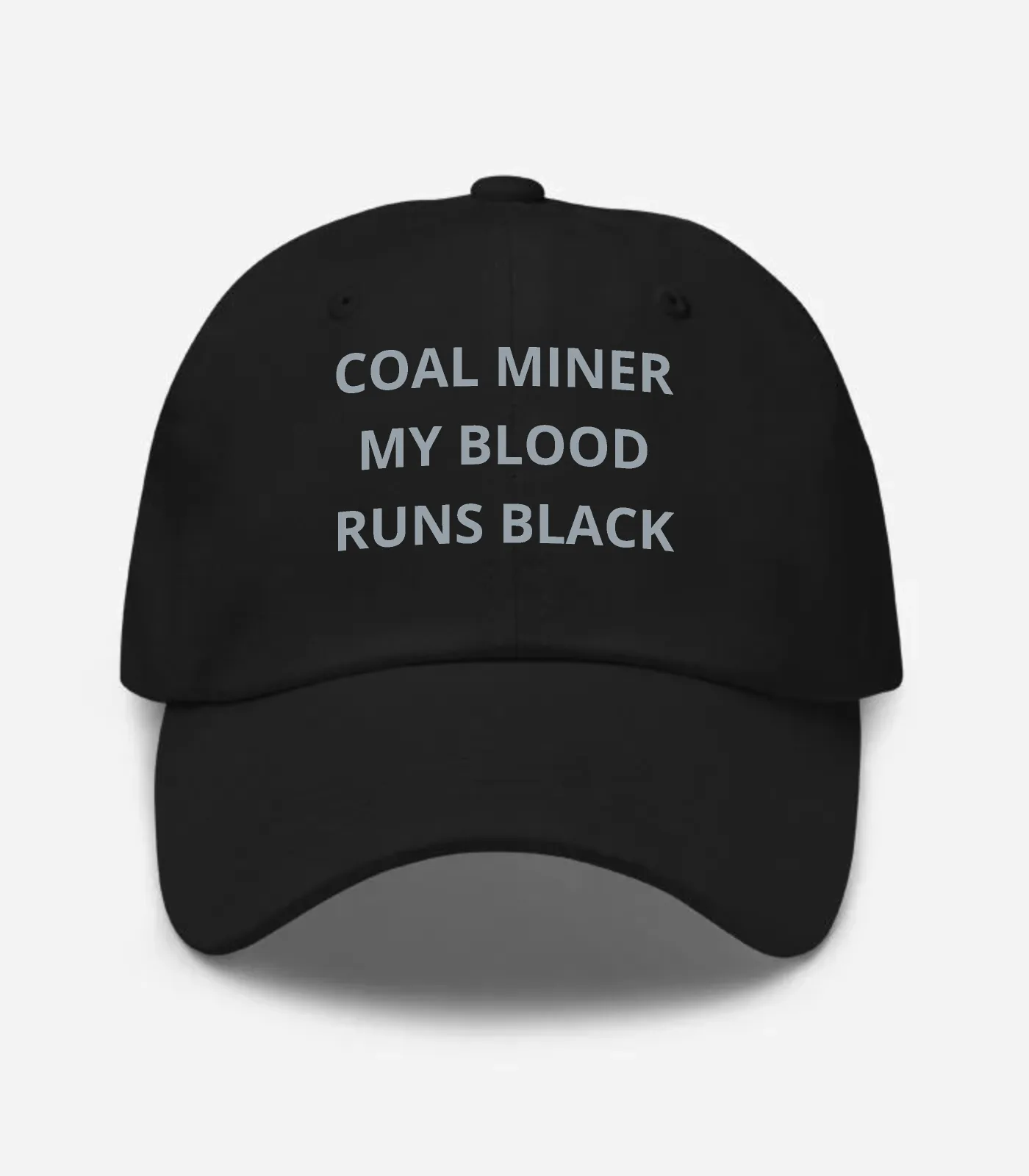 Coal Miner My Blood Runs Black Hat