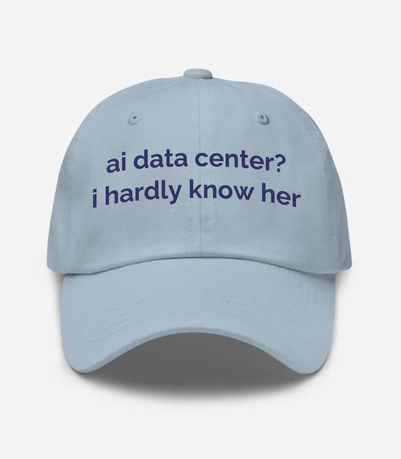 Ai Data Center? I Hardly Kn... Hat - Light Blue