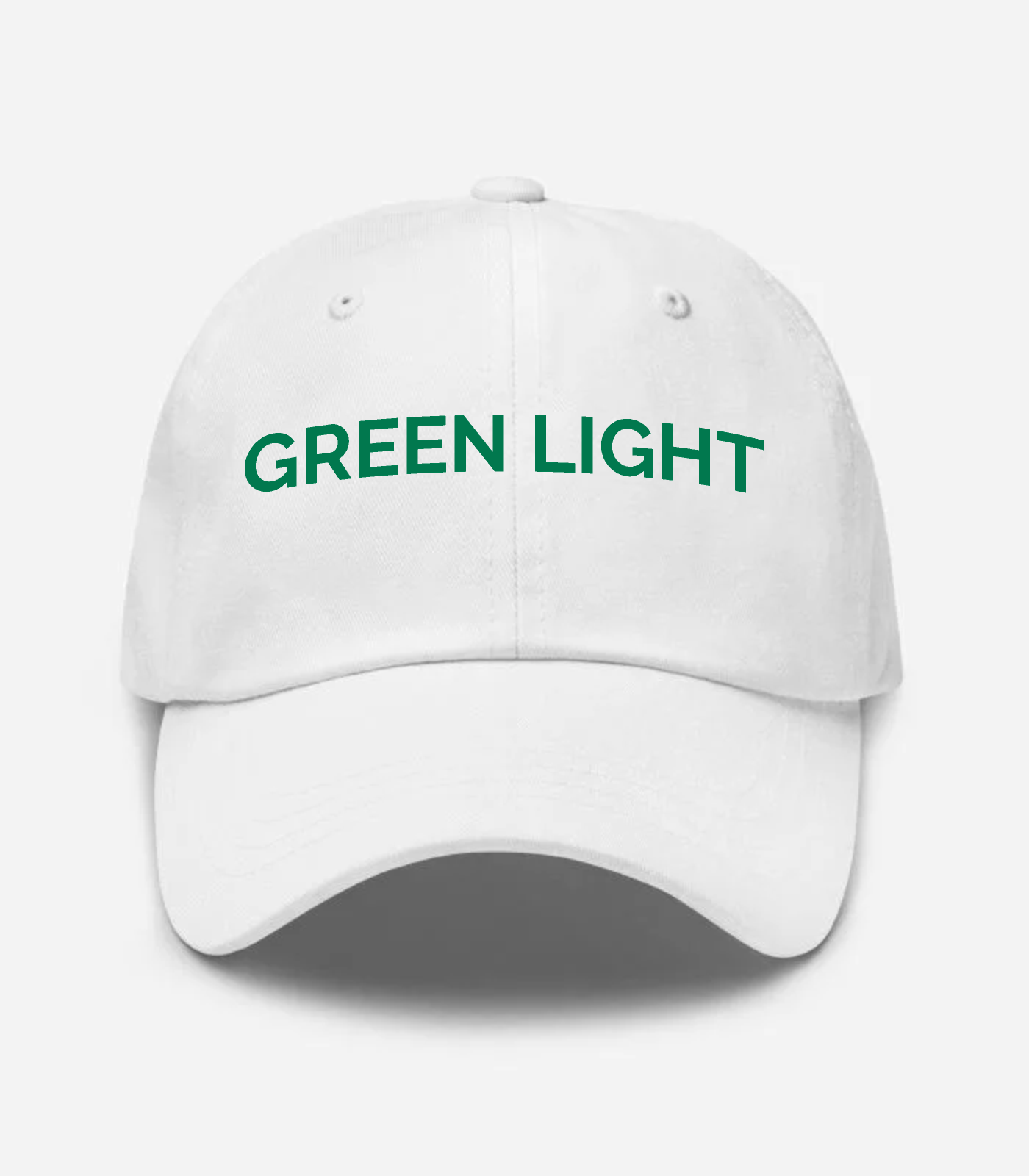 Green Light Hat - White