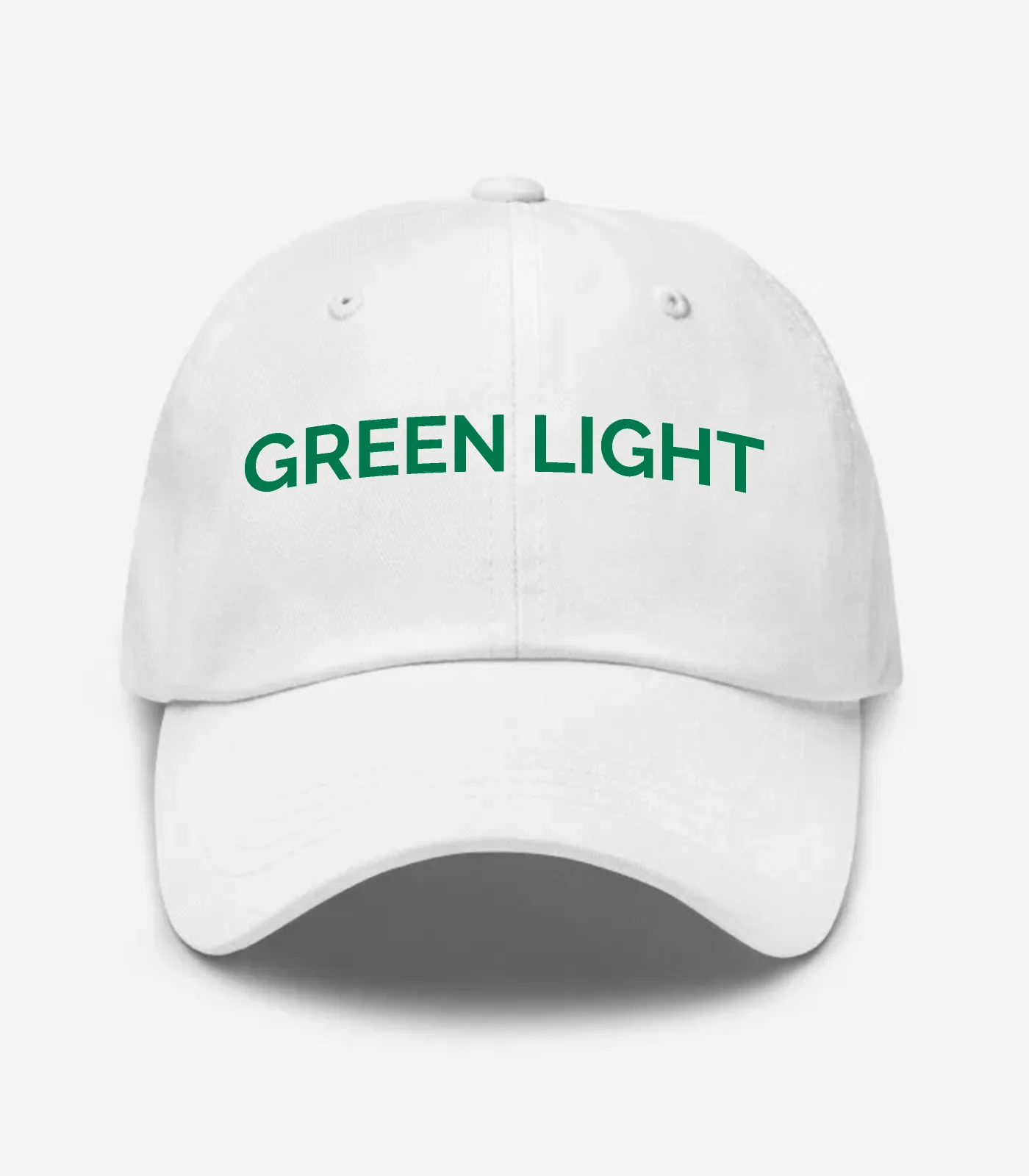 Green Light Hat - White