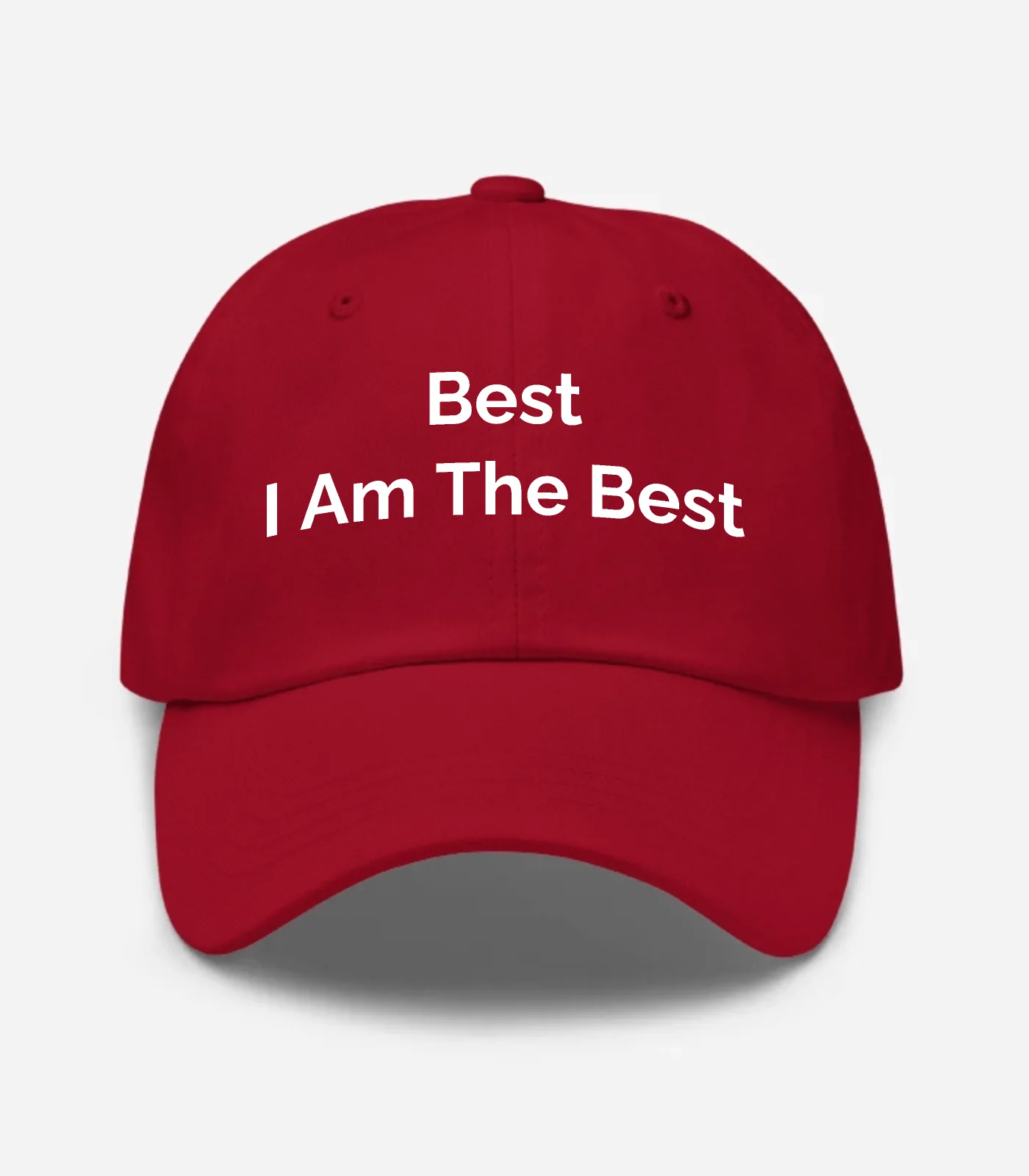 Best I Am The Best Hat - Cranberry
