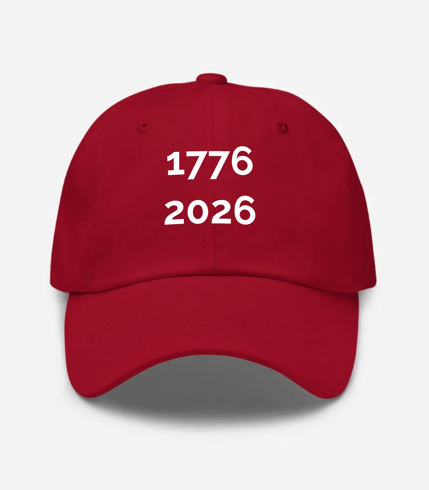 1776 2026 Hat - Cranberry