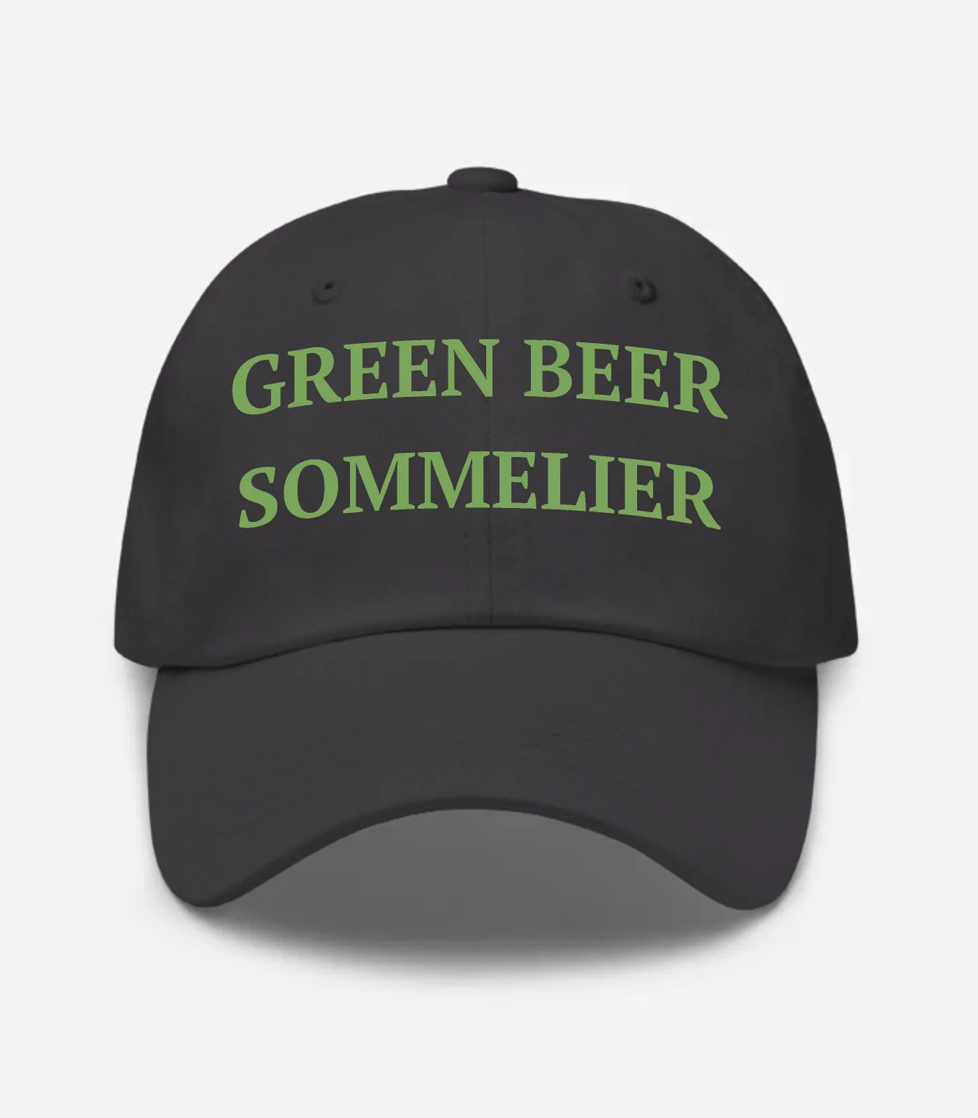 Green Beer Sommelier Hat - Dark Grey