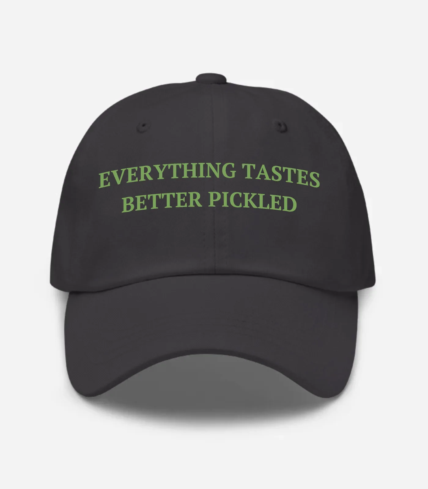 Everything Tastes Better Pi... Hat - Dark Grey