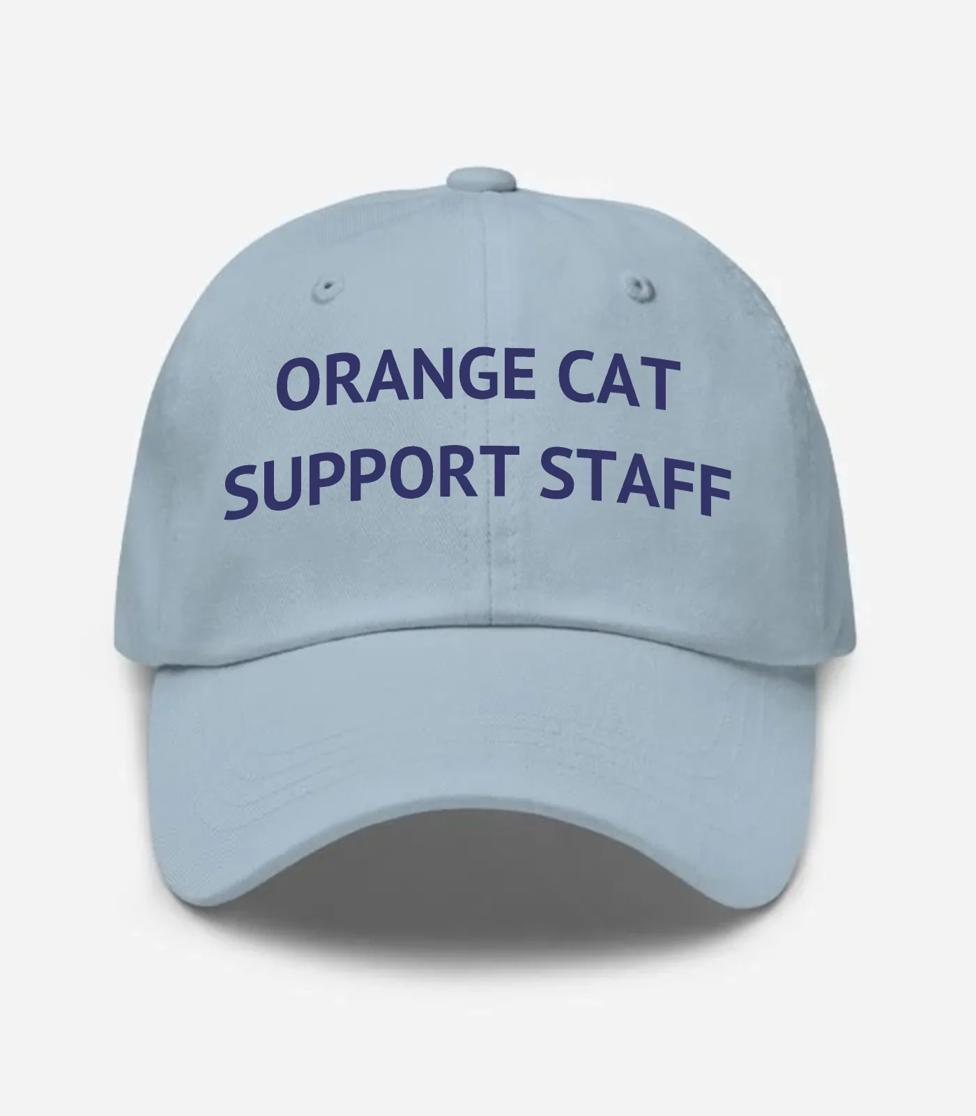 Orange Cat Support Staff Hat