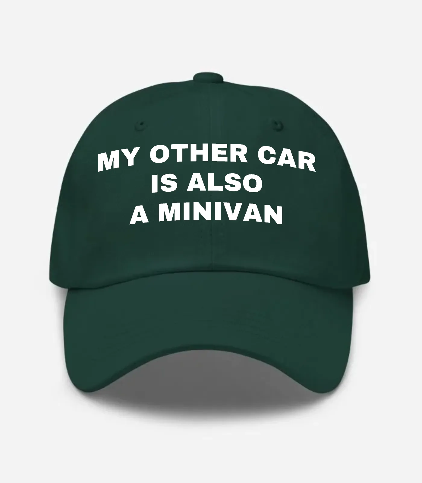 My Other Car Is Also A Minivan Hat - Spruce