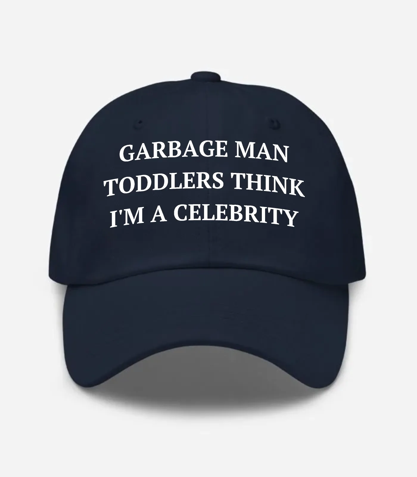 Garbage Man Toddlers Think I'm A Celebrity Hat - Navy