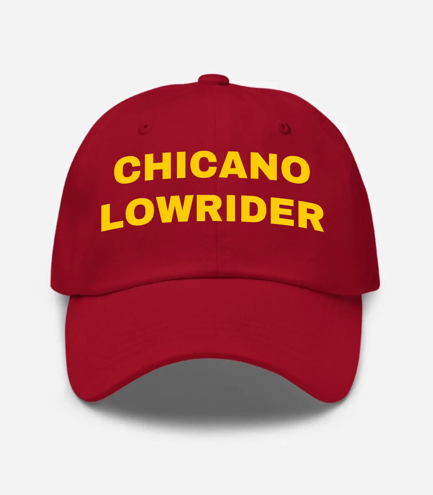 Chicano Lowrider Hat - Cranberry