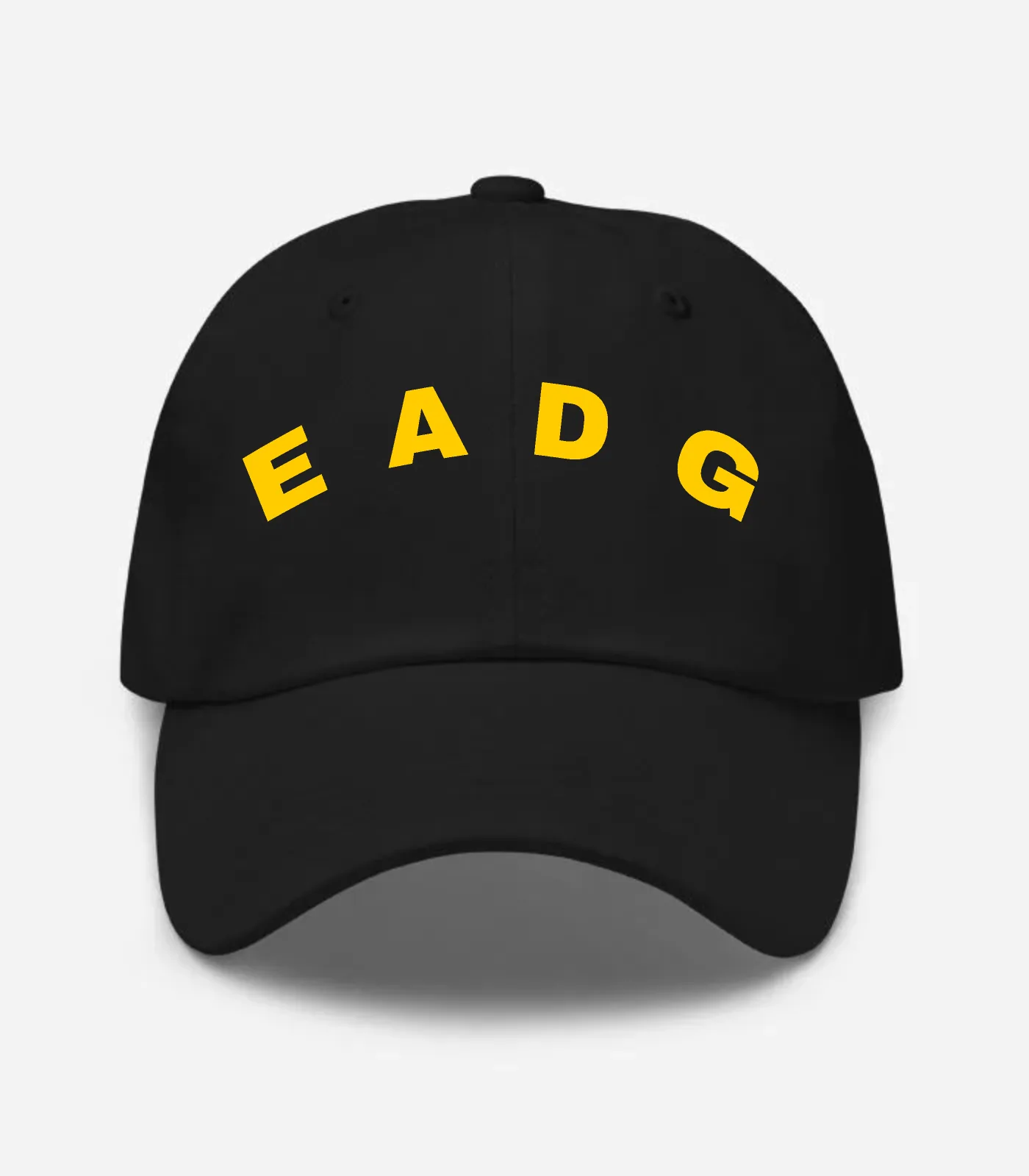 E A D G Arched Hat - Black
