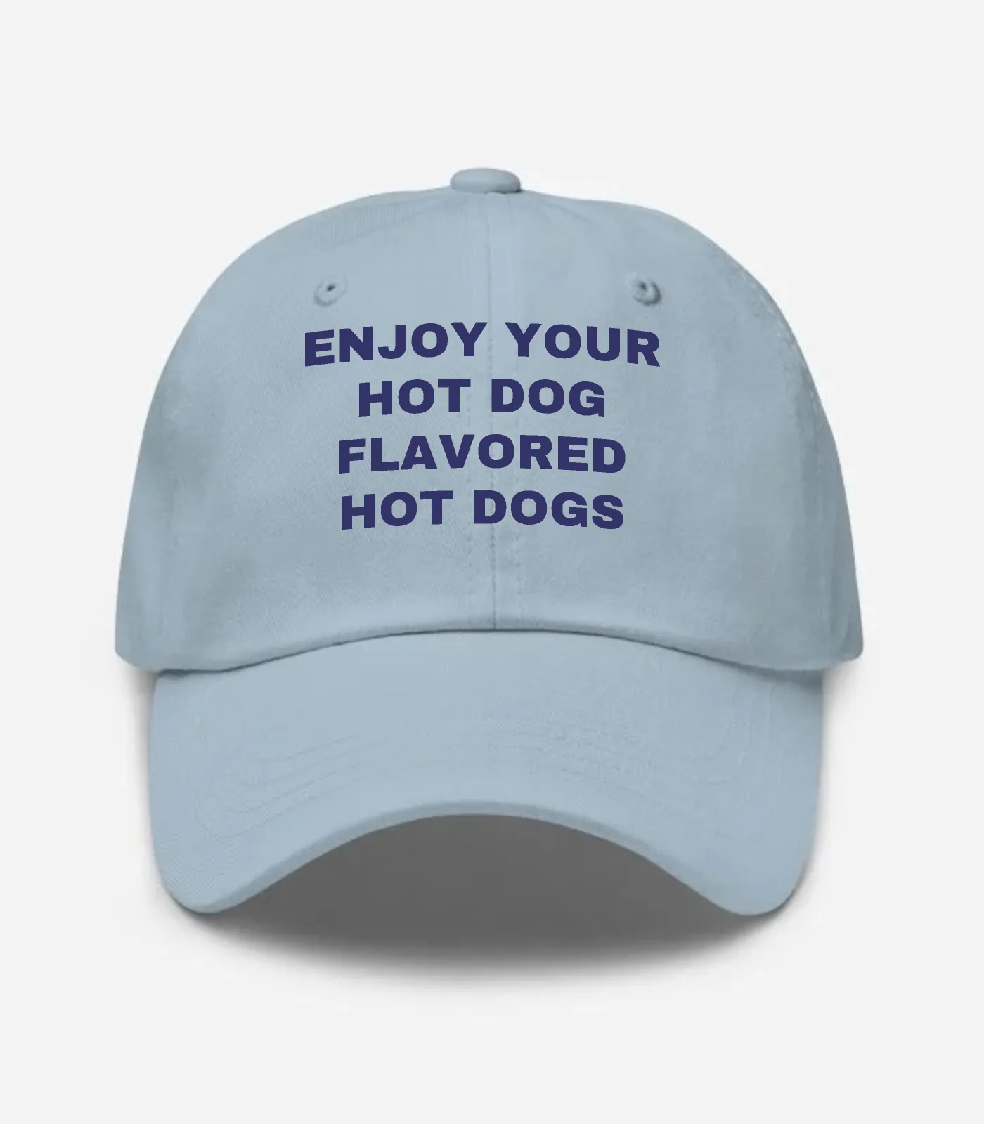 Enjoy Your Hot Dog Flavored... Hat - Light Blue