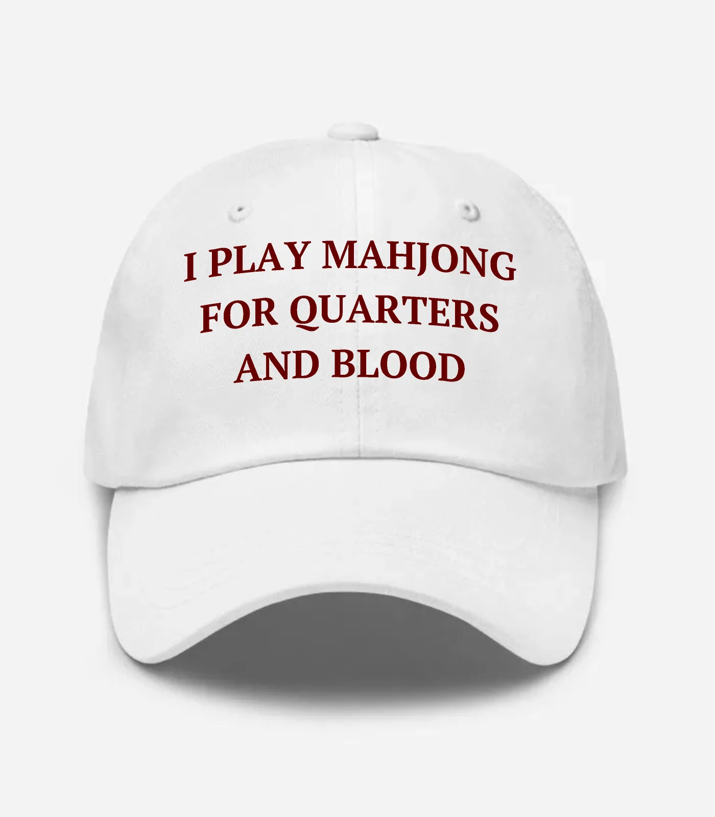 I Play Mahjong For Quarters And Blood Hat