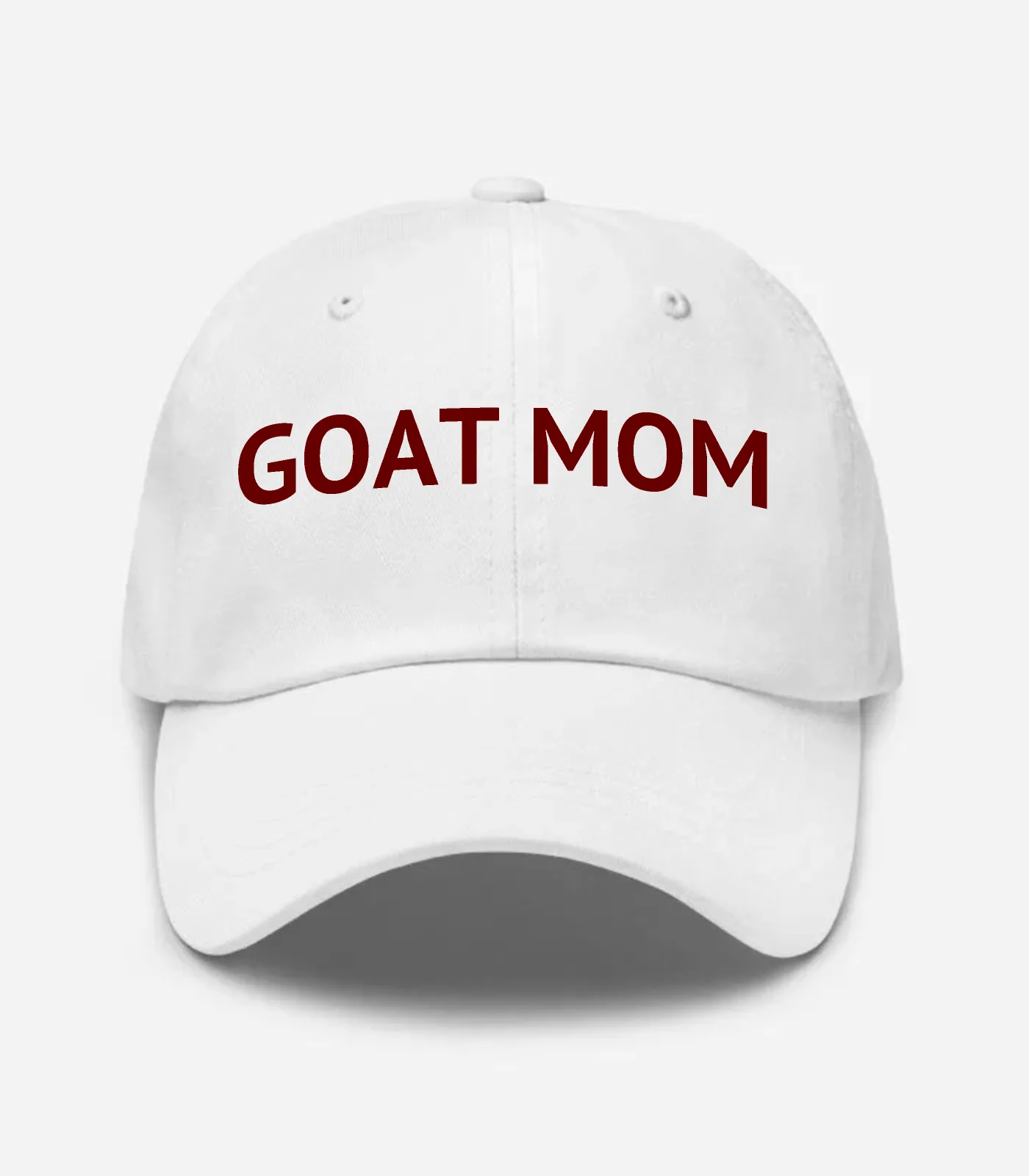 Goat Mom Hat - White