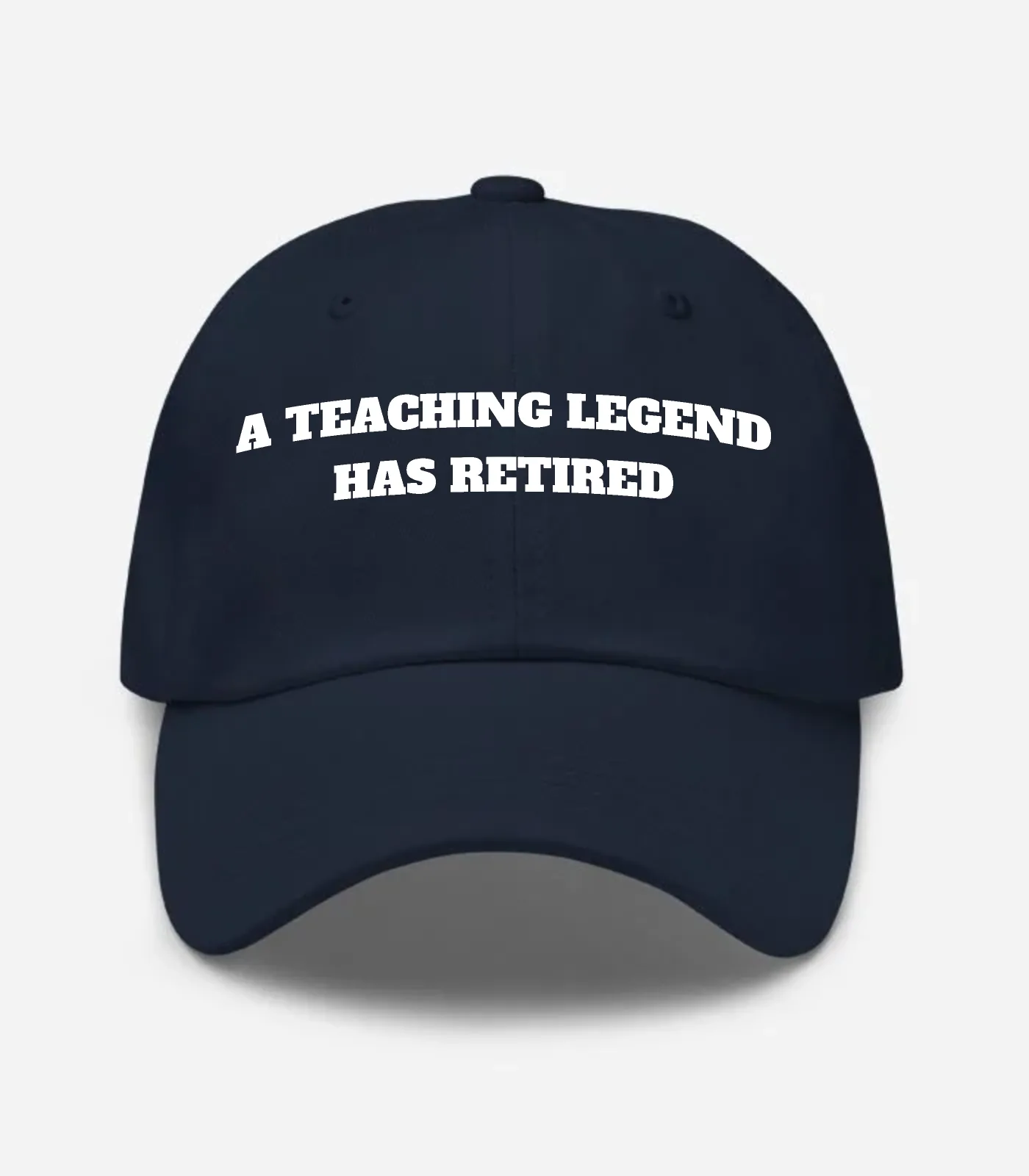 A Teaching Legend Has Retired Hat