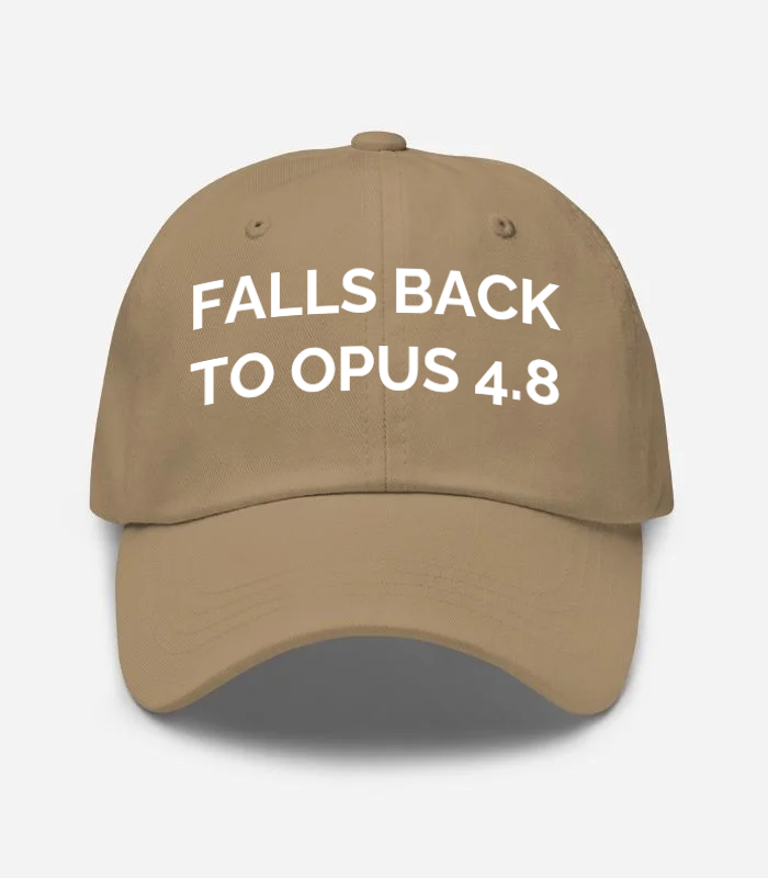 Falls Back To Opus 4.8 Hat