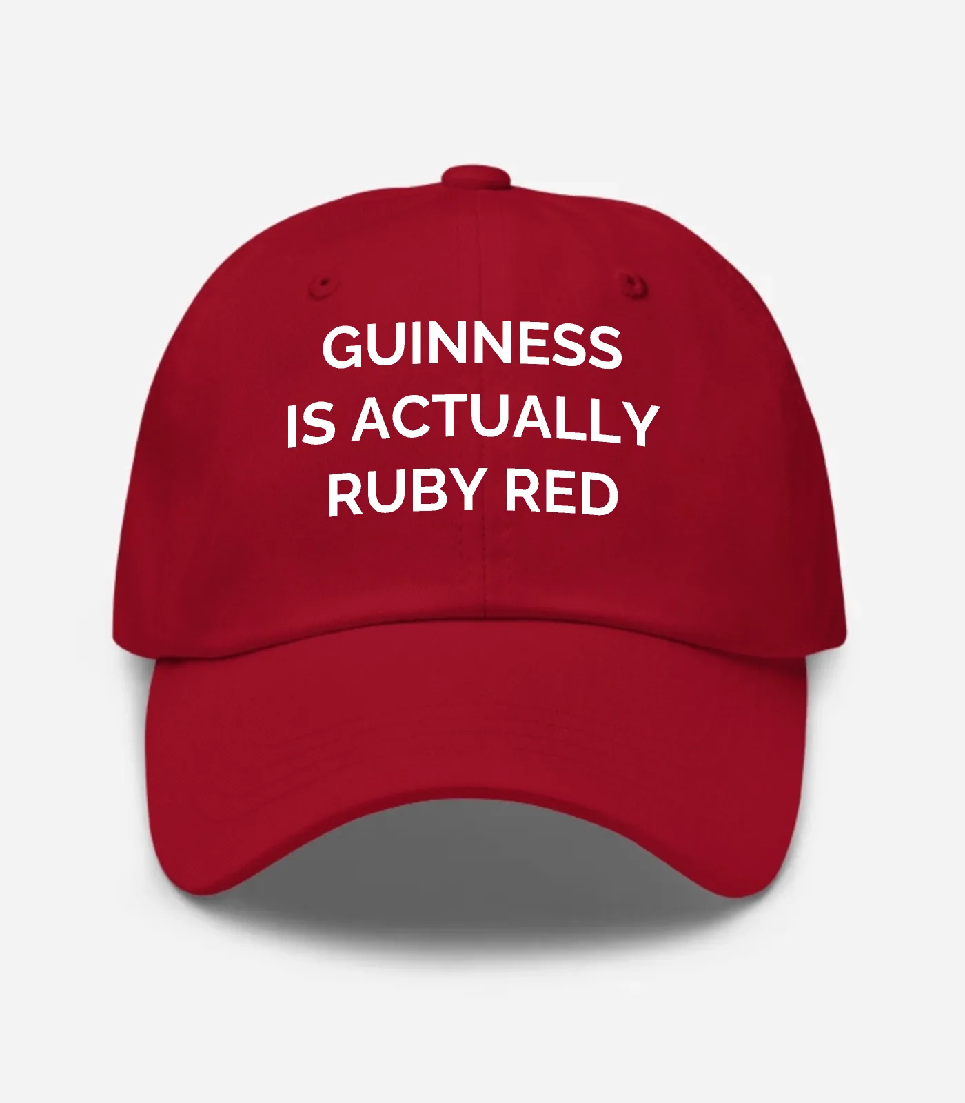 Guinness Is Actually Ruby Red Hat - Cranberry