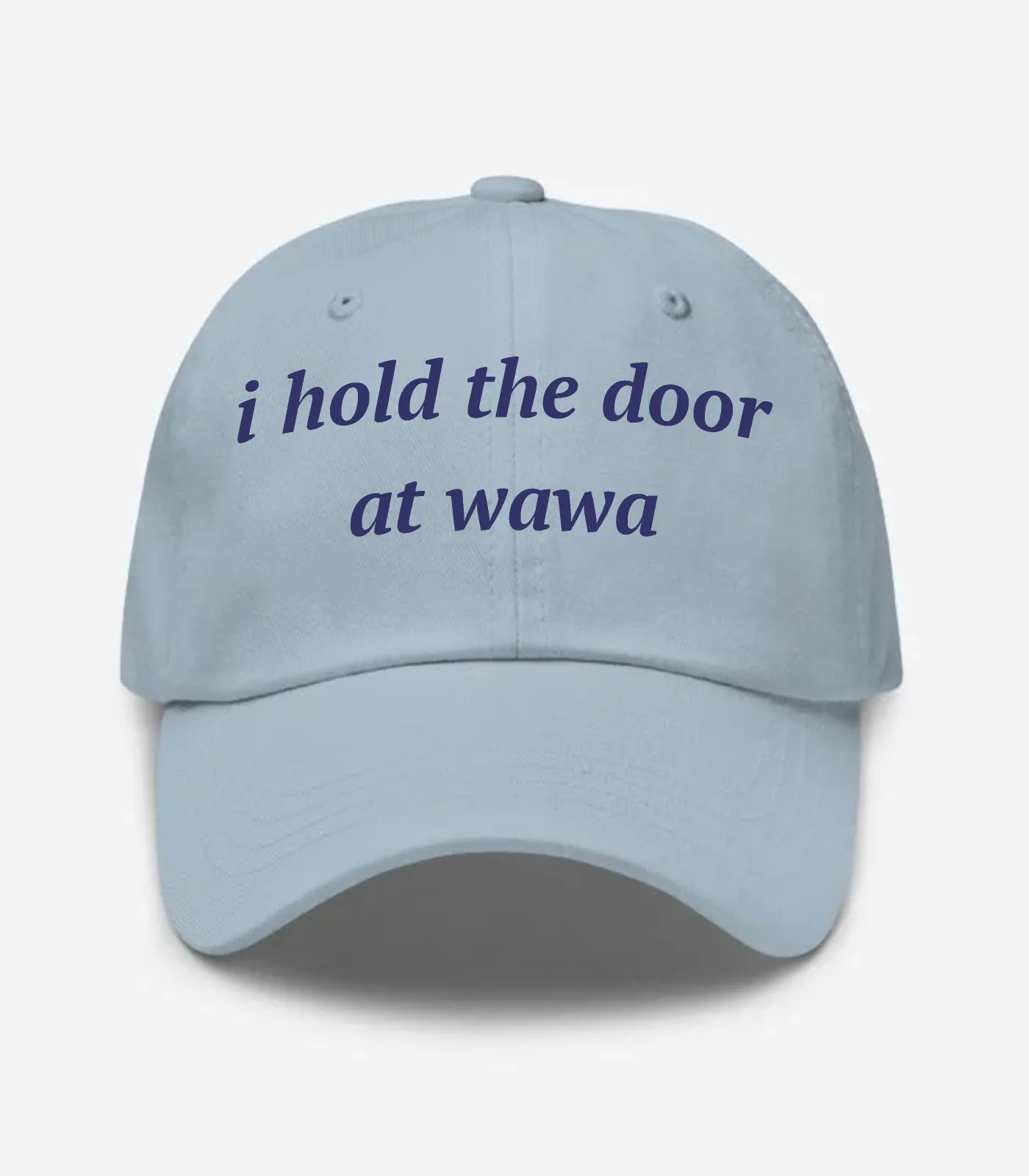 I Hold The Door At Wawa Hat - Light Blue