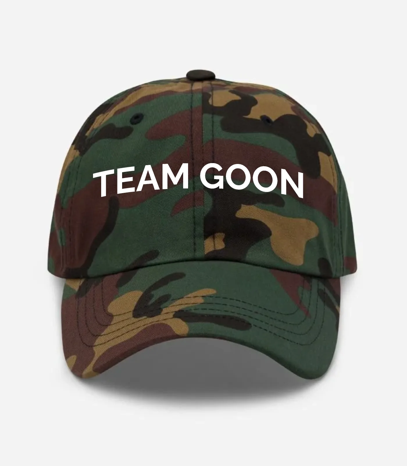 Team Goon Hat - Green Camo
