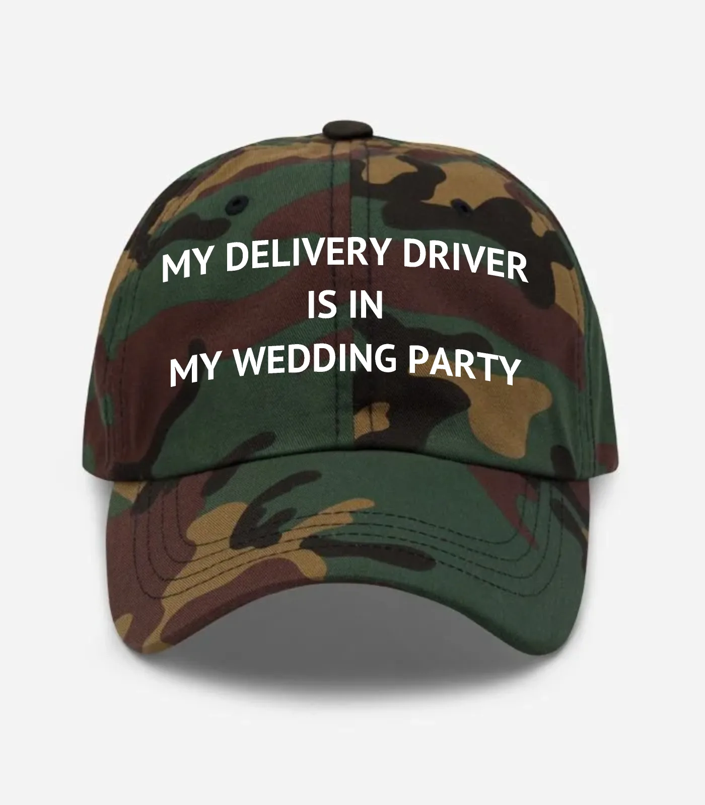 My Delivery Driver Is In My Wedding Party Hat