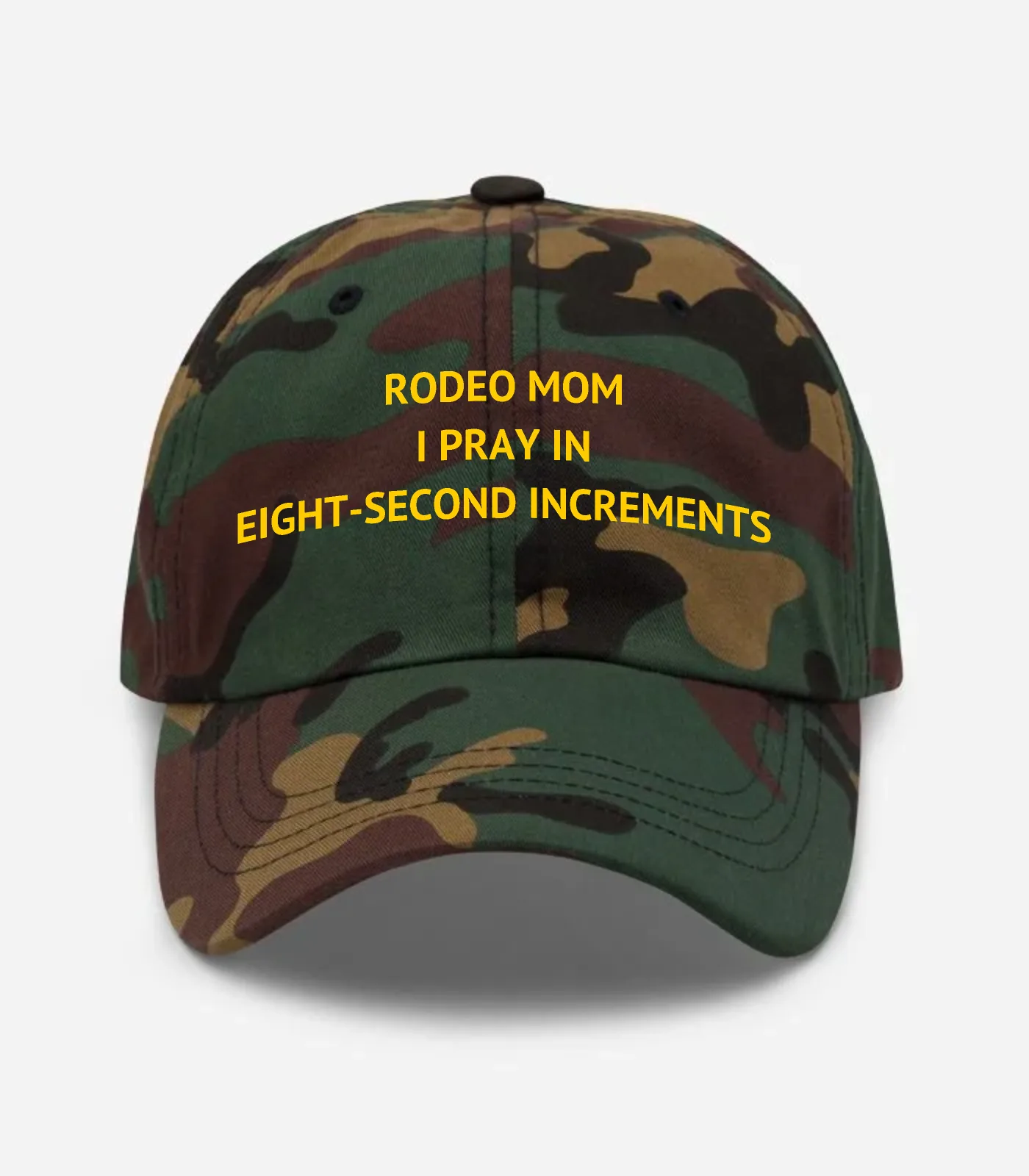 Rodeo Mom I Pray In Eight-second Increments Hat