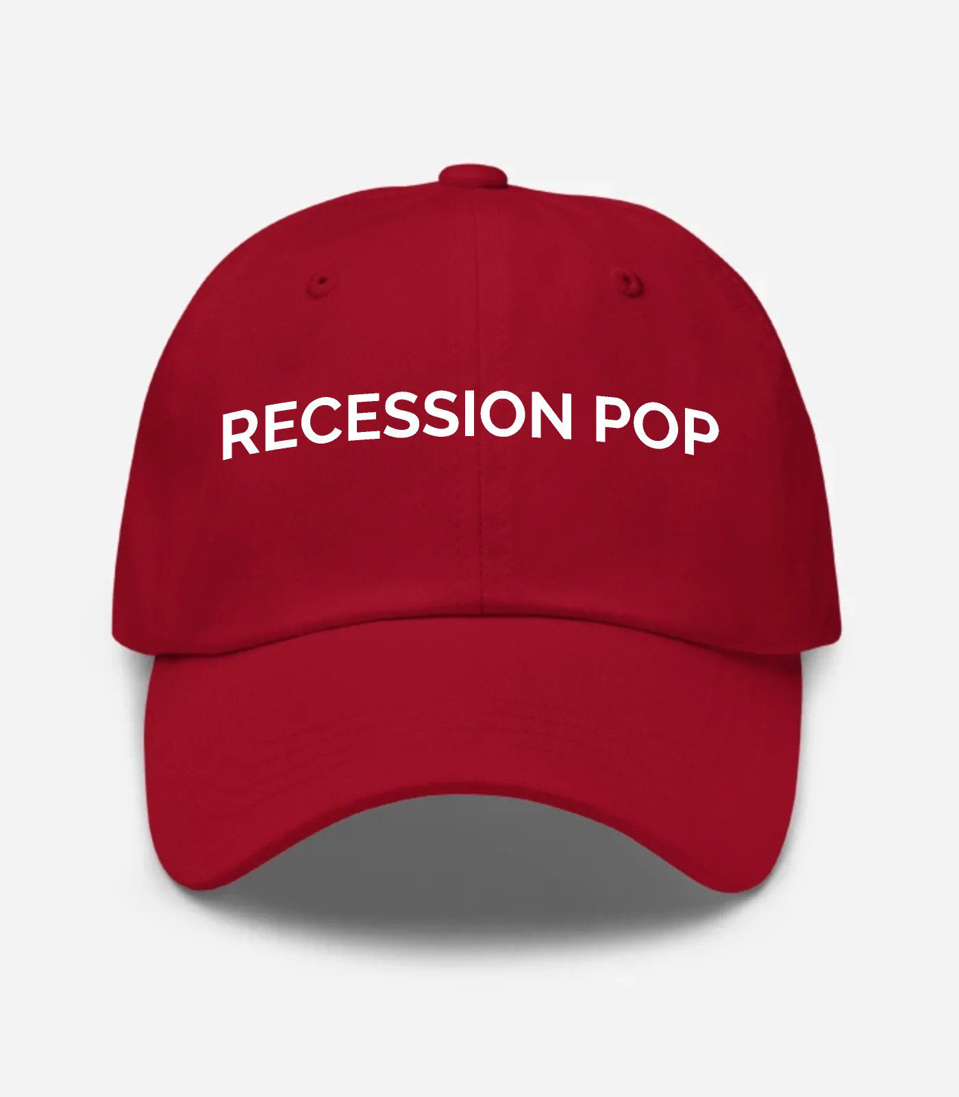 Recession Pop Hat - Cranberry
