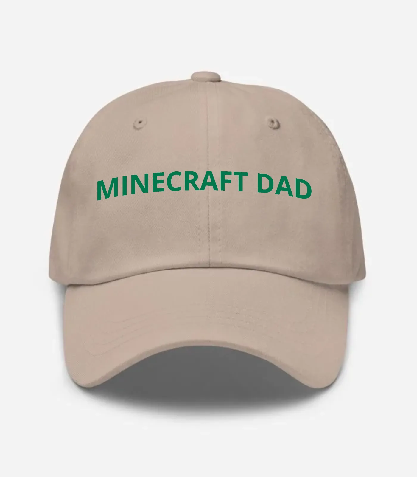 Minecraft Dad Hat - Stone