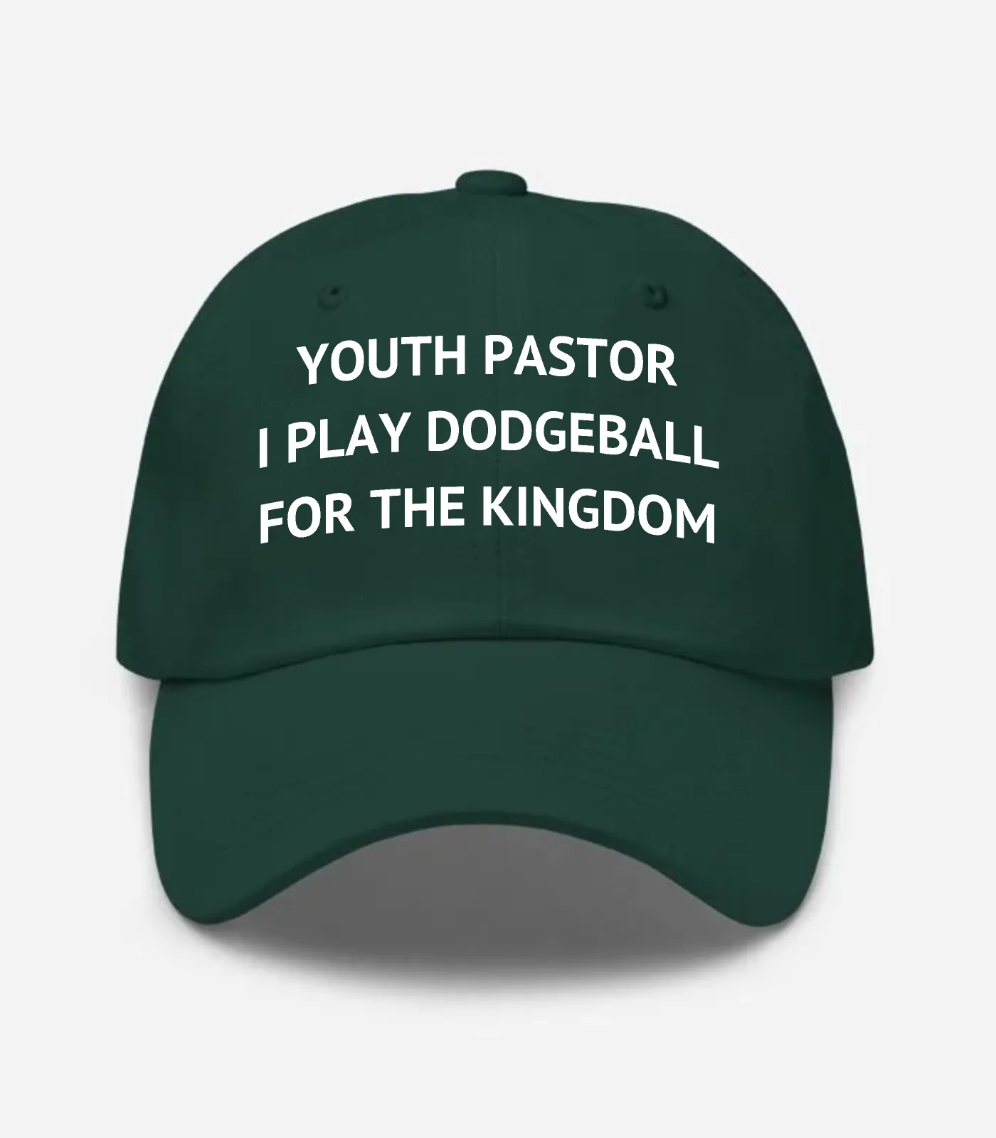 Youth Pastor I Play Dodgeball For The Kingdom Hat - Spruce