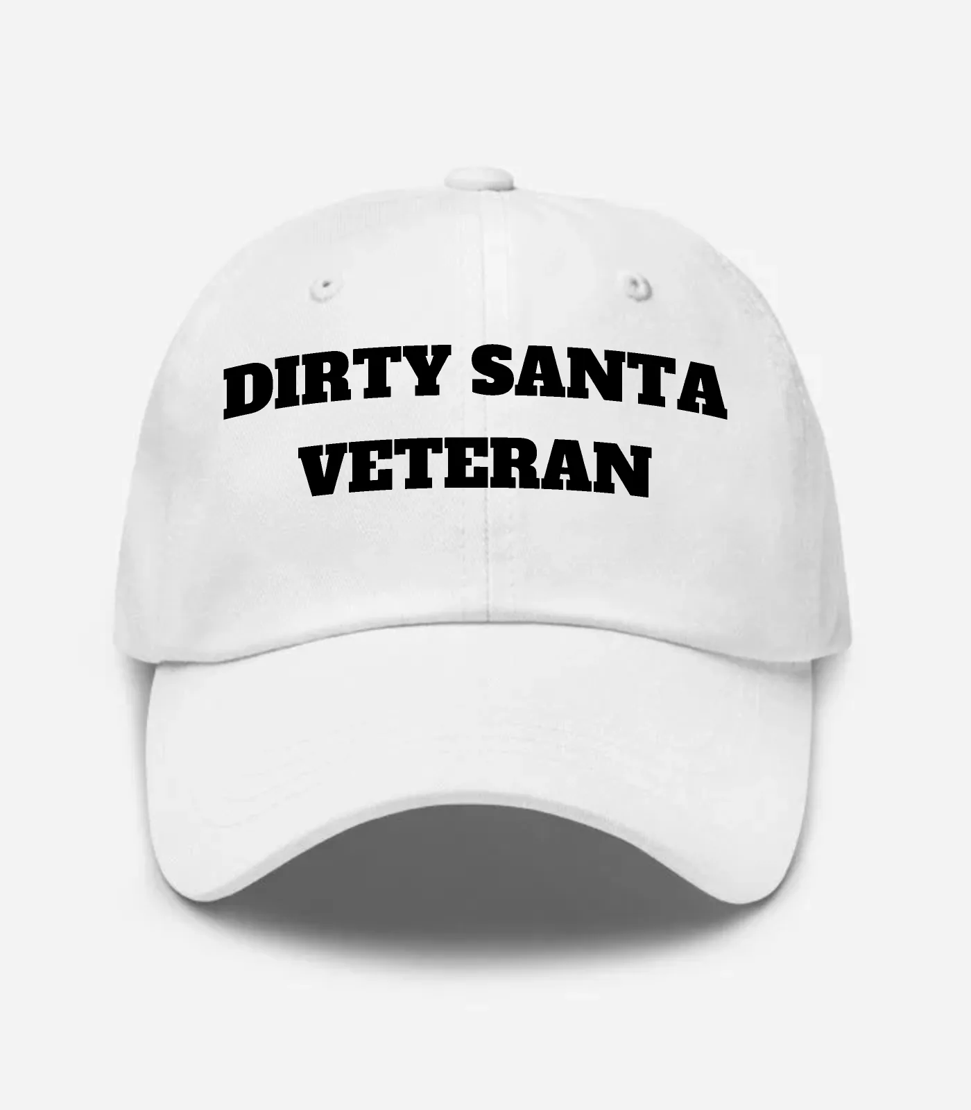 Dirty Santa Veteran Hat - White