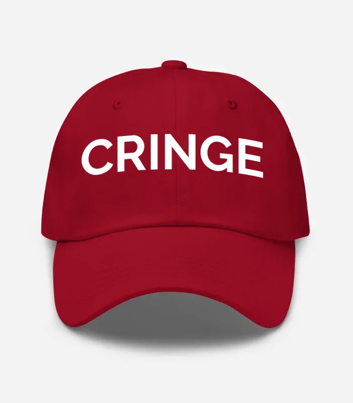 Cringe Hat - Cranberry