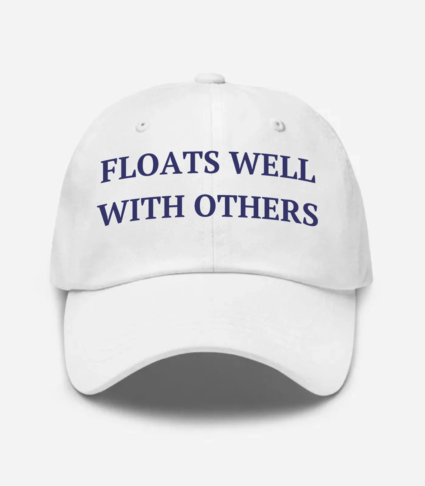 Floats Well With Others Hat - White