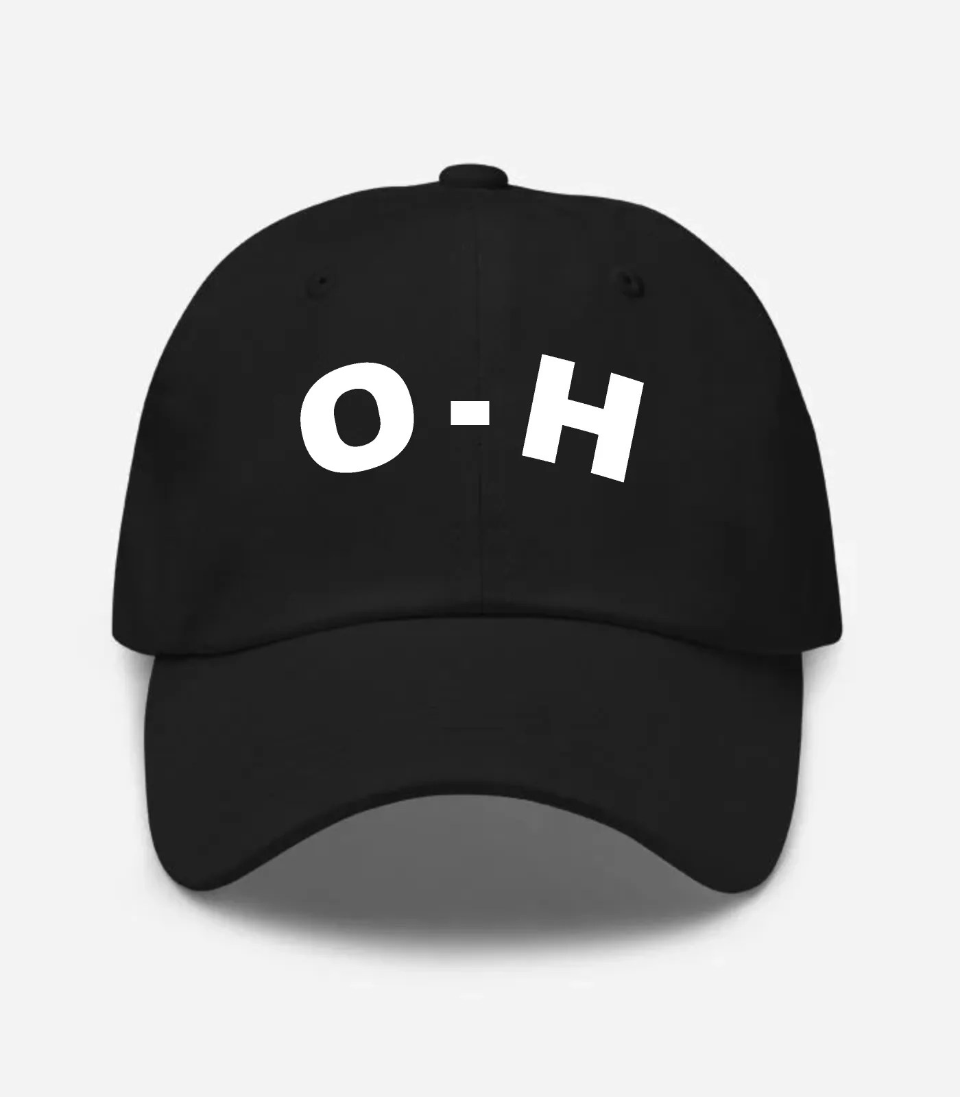 O-h Arched Hat - Black