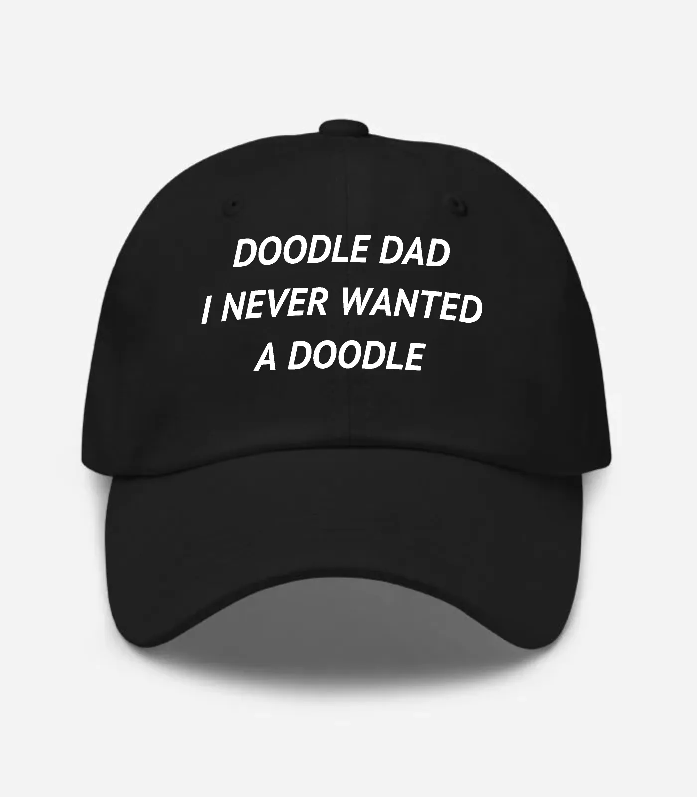 Doodle Dad I Never Wanted A Doodle Hat - Black