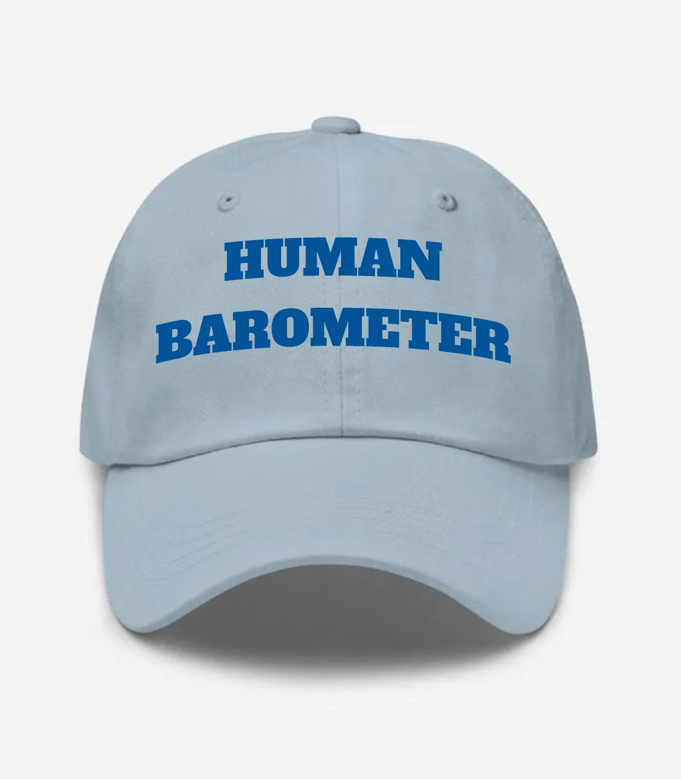 Human Barometer Hat - Light Blue