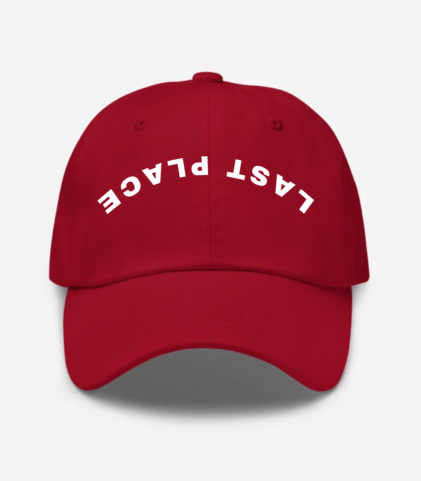 Last Place Upside Down Hat - Cranberry