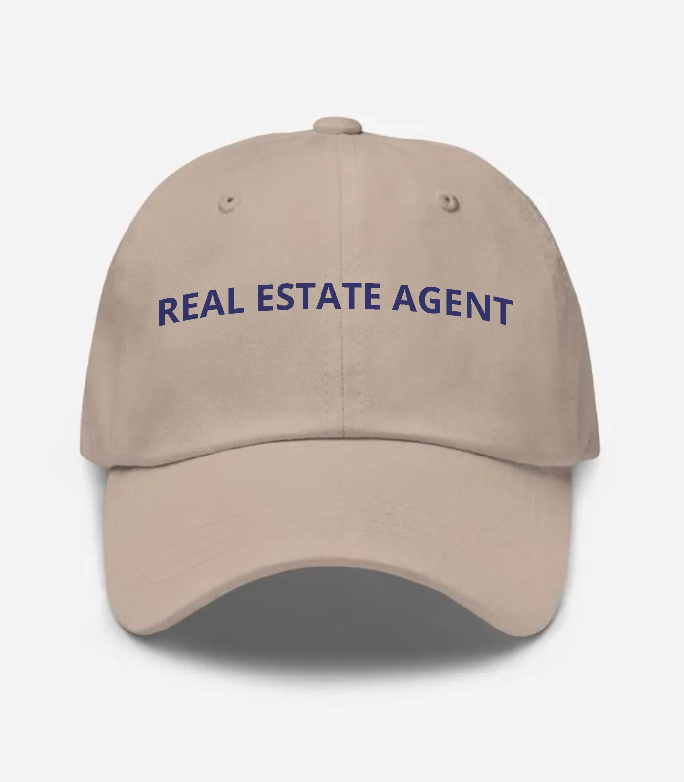 Real Estate Agent Hat - Stone