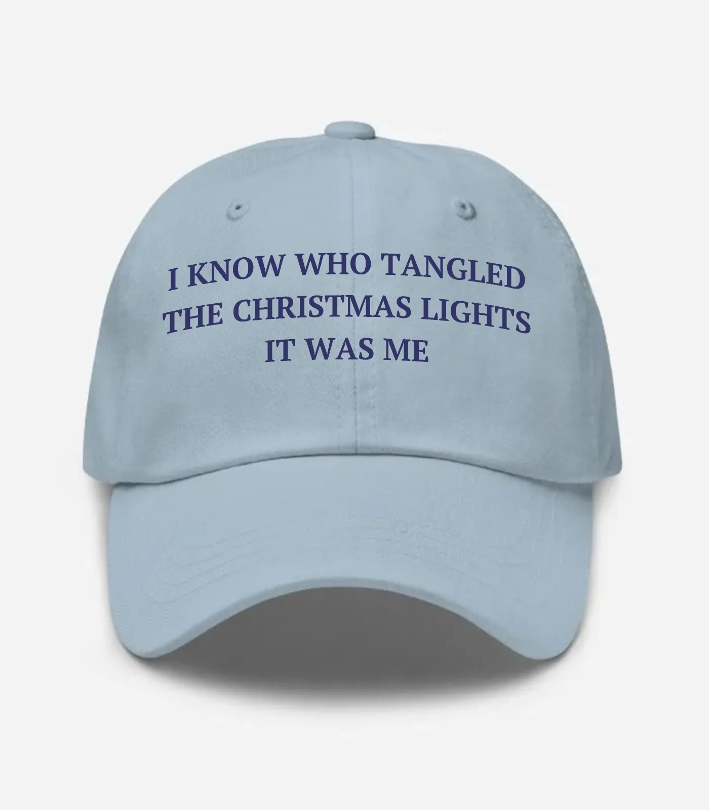 I Know Who Tangled The Christmas Lights It Was Me Hat
