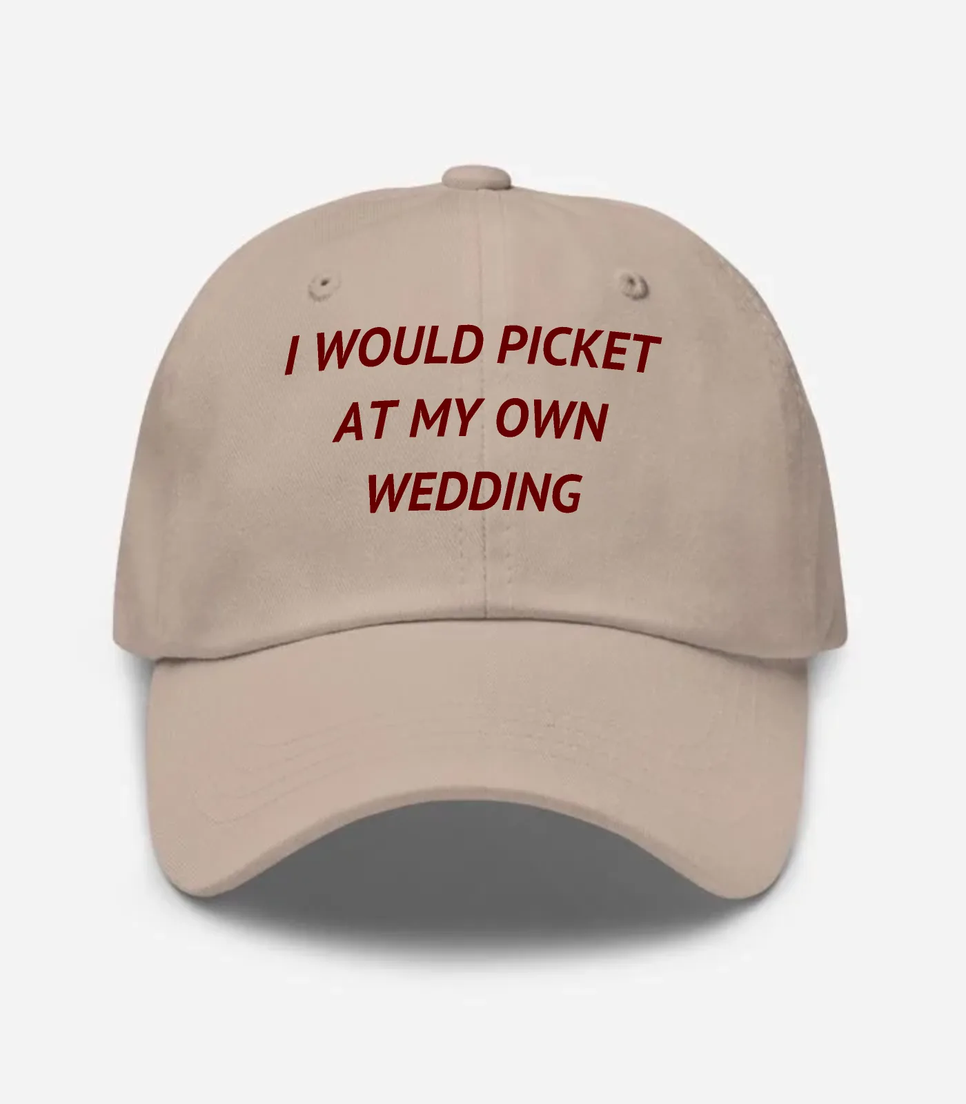 I Would Picket At My Own Wedding Hat