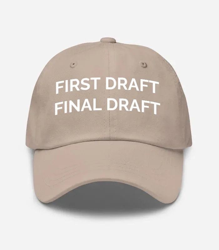First Draft Final Draft Hat - Stone
