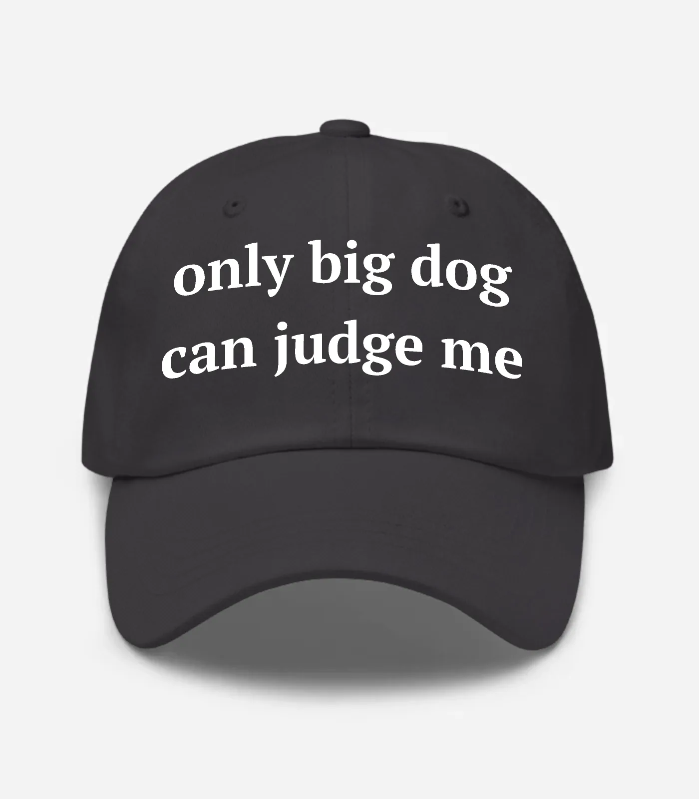 Only Big Dog Can Judge Me Hat