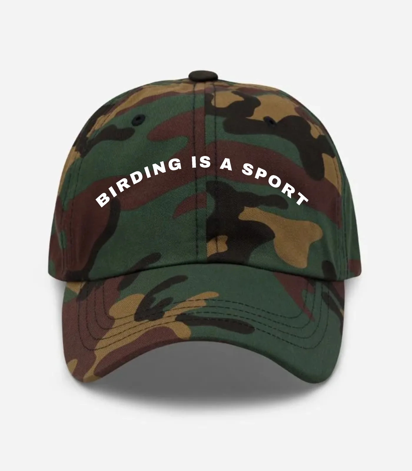 Birding Is A Sport Arched Hat