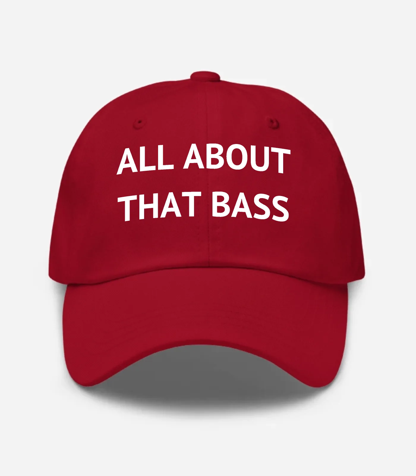 All About That Bass Hat - Cranberry