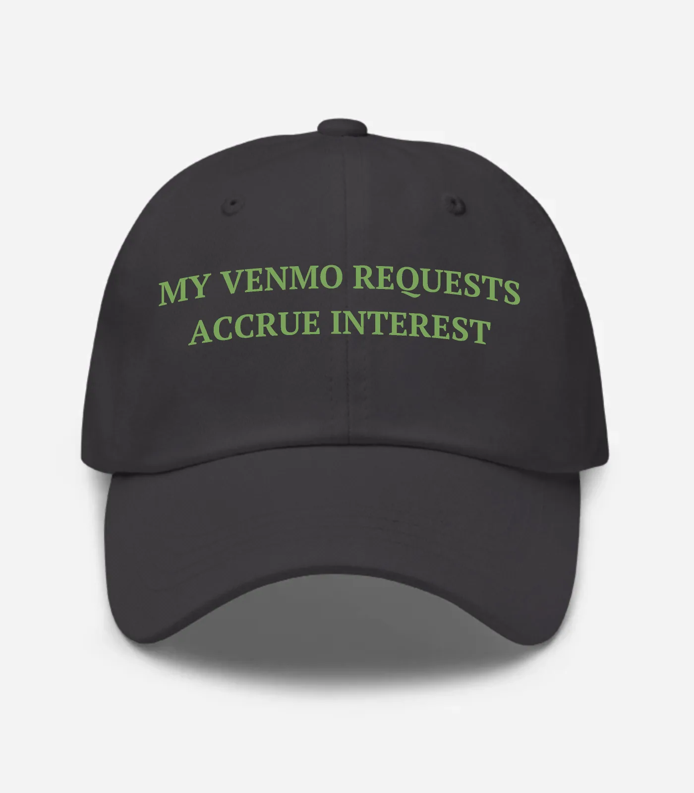 My Venmo Requests Accrue Interest Hat - Dark Grey