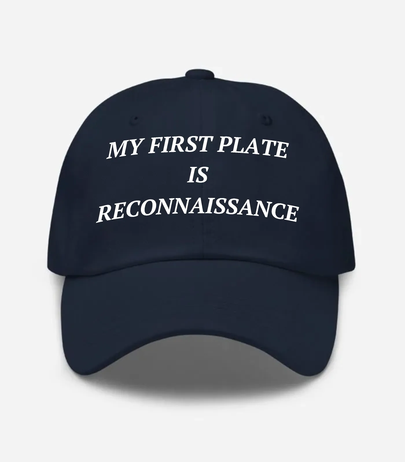 My First Plate Is Reconnaissance Hat