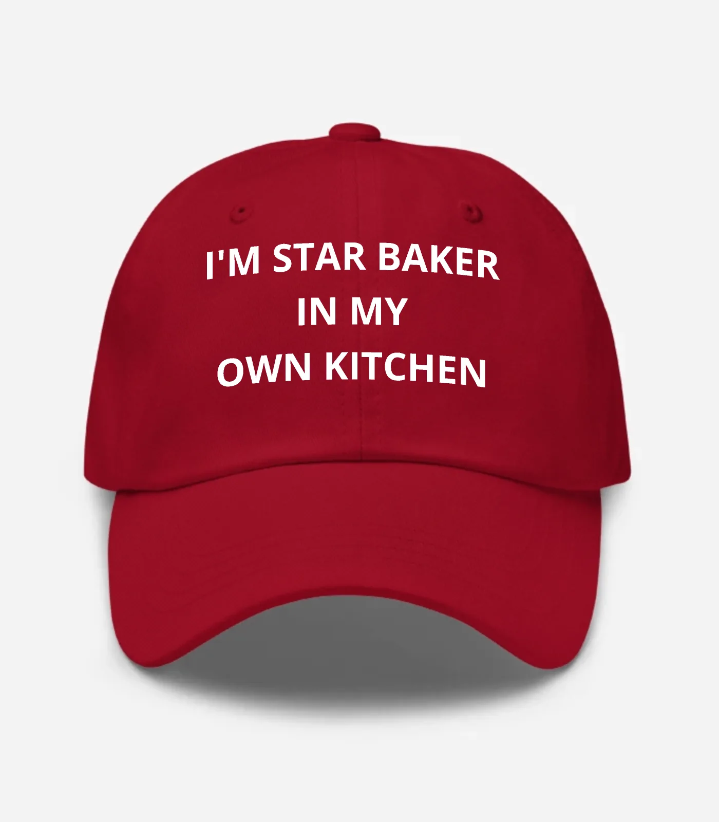 I'm Star Baker In My Own Kitchen Hat - Cranberry