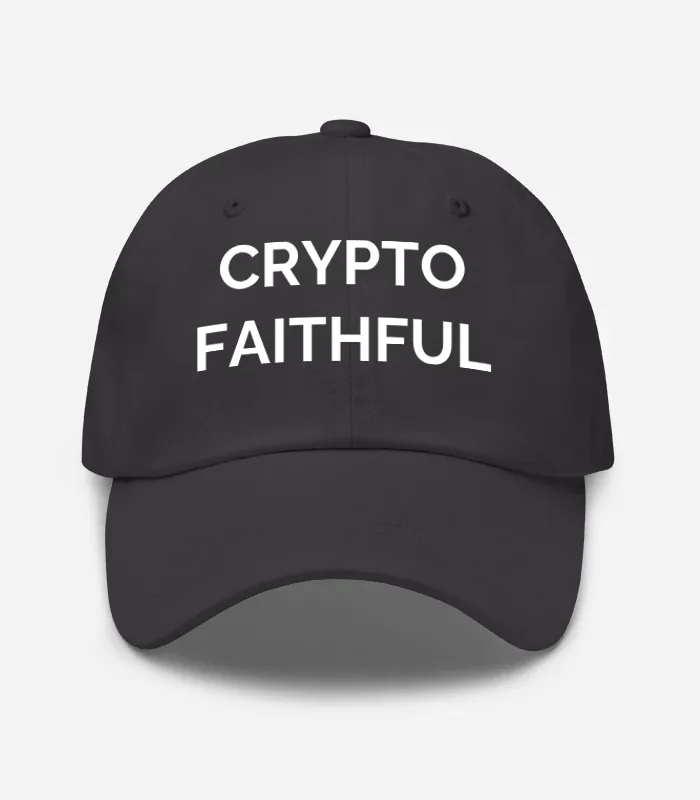 Crypto Faithful Hat - Dark Grey