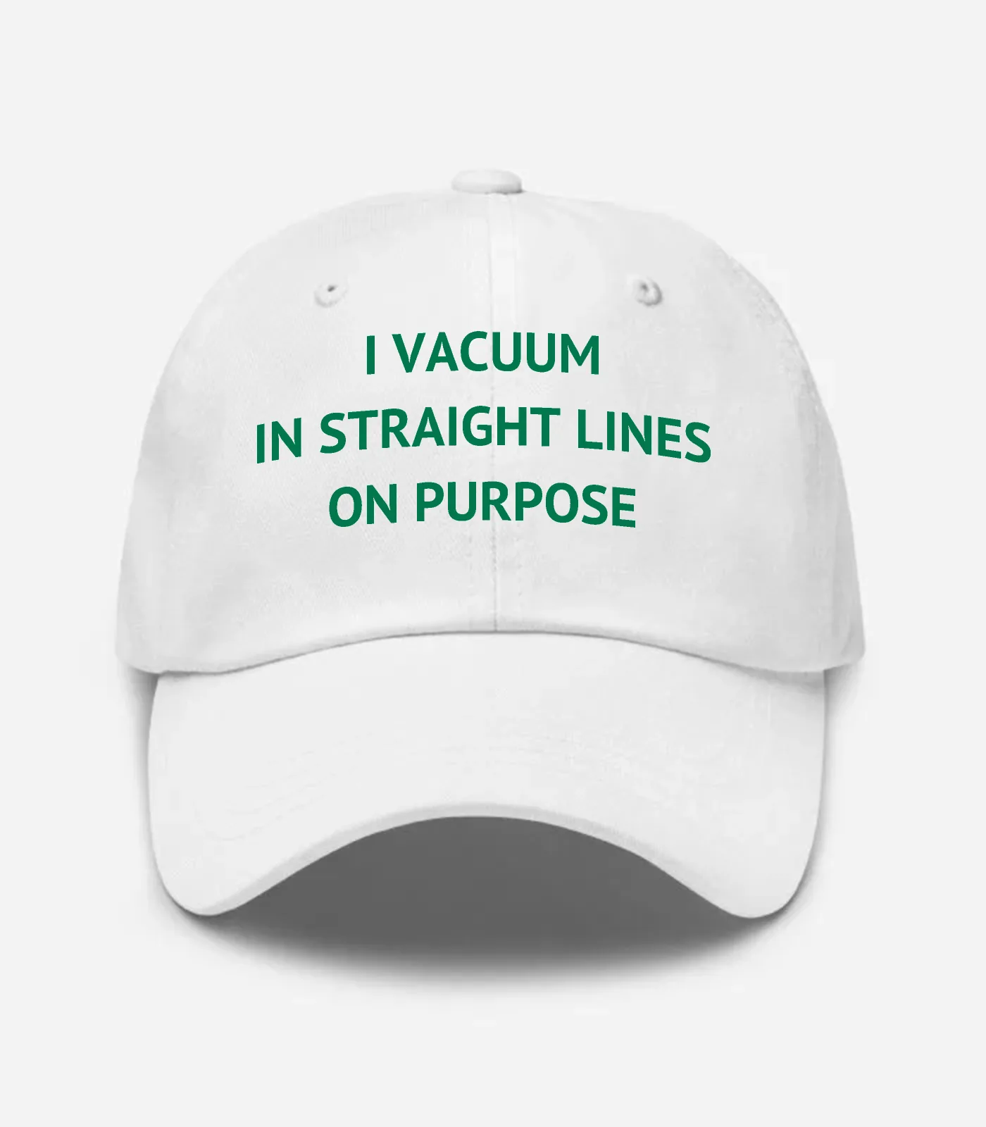I Vacuum In Straight Lines On Purpose Hat