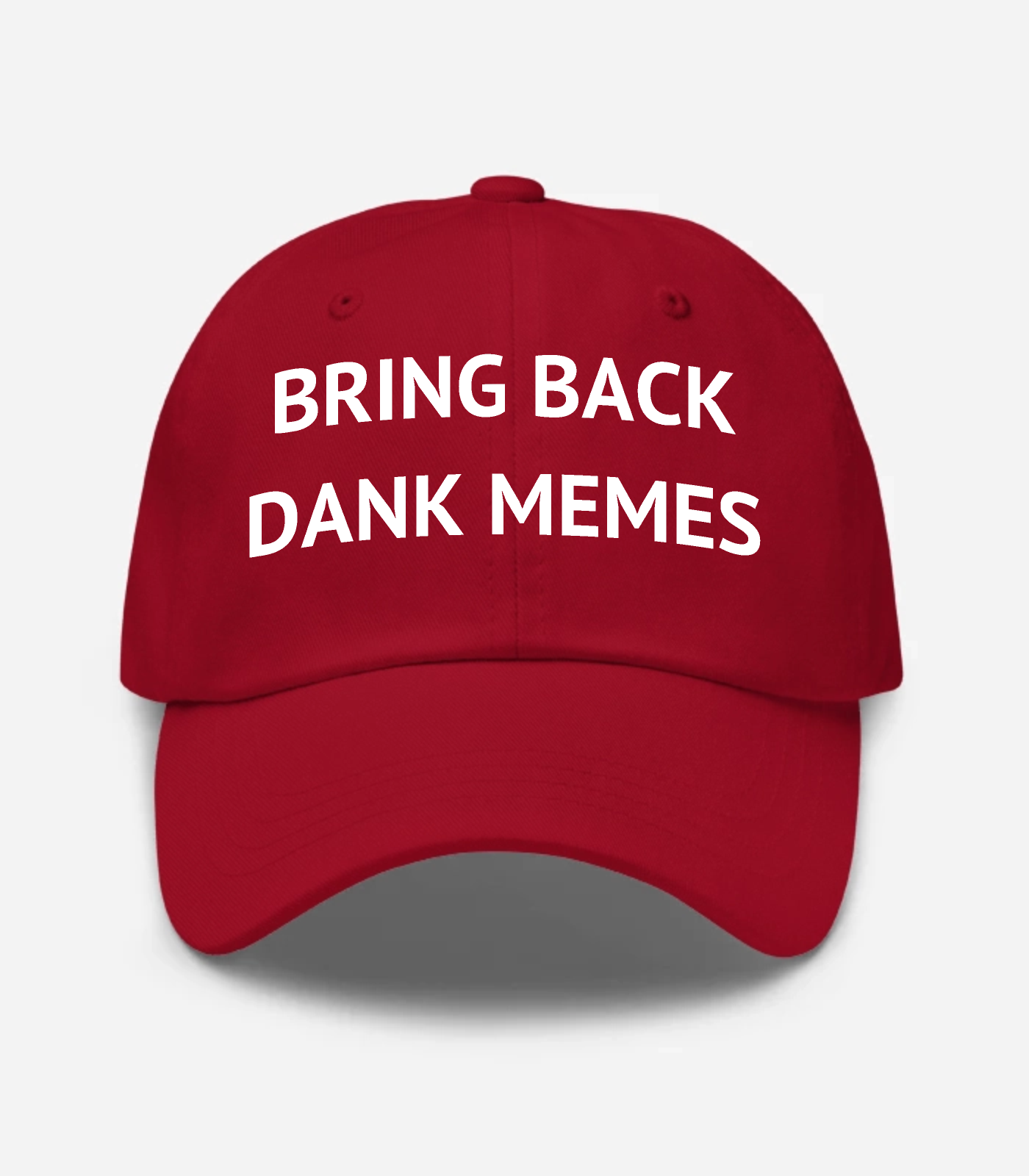 Bring Back Dank Memes Hat - Cranberry