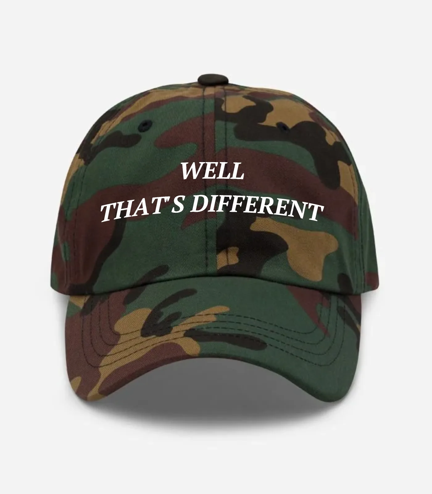Well That's Different Hat - Green Camo