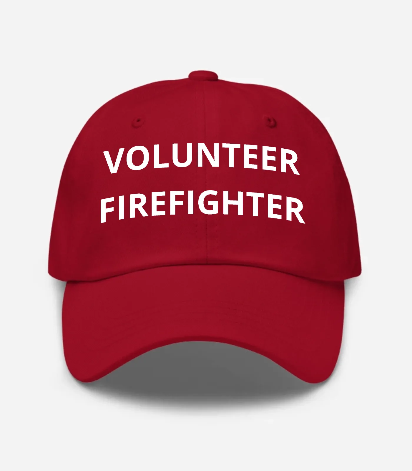 Volunteer Firefighter Hat - Cranberry
