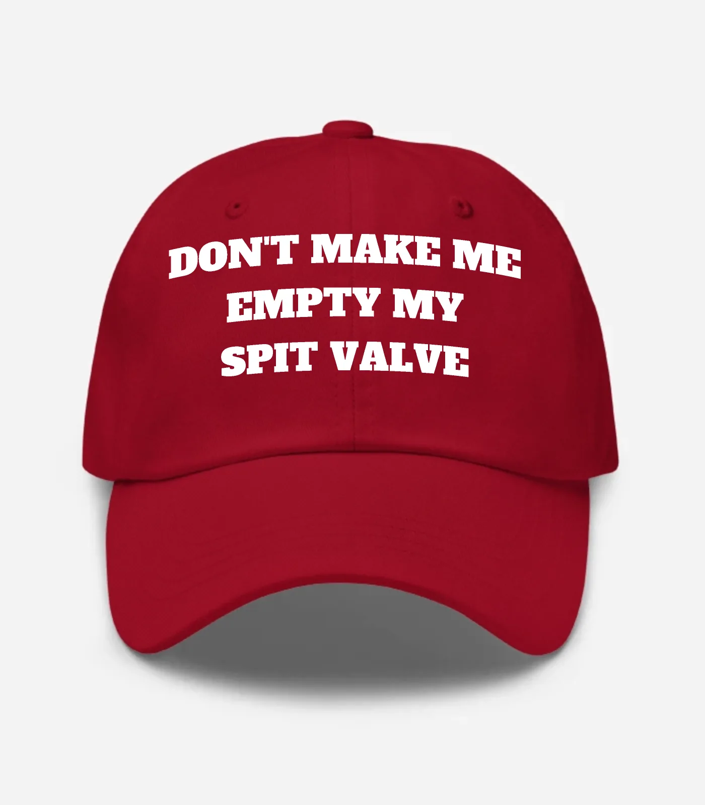 Don't Make Me Empty My Spit Valve Hat