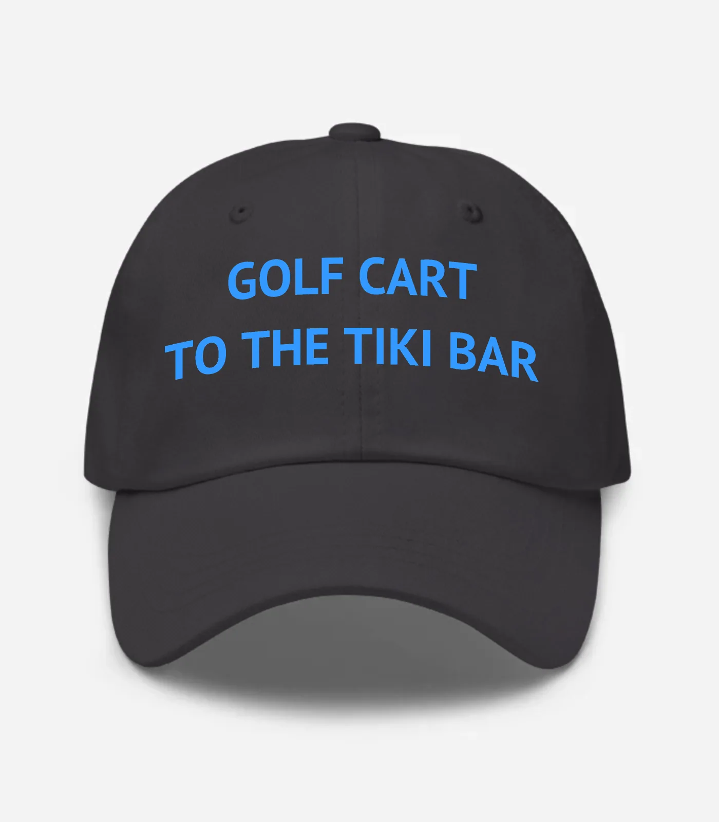 Golf Cart To The Tiki Bar Hat - Dark Grey